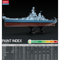 ACADEMY 1/400 USS MISSOURI [BB-63] (14401)
