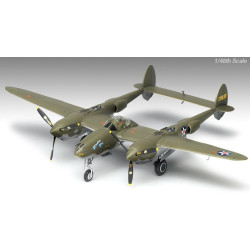 ACADEMY 1/48 P-38F LIGHTNING "GLACIER GIRL" (12208)
