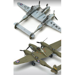 ACADEMY 1/48 P-38F LIGHTNING "GLACIER GIRL" (12208)