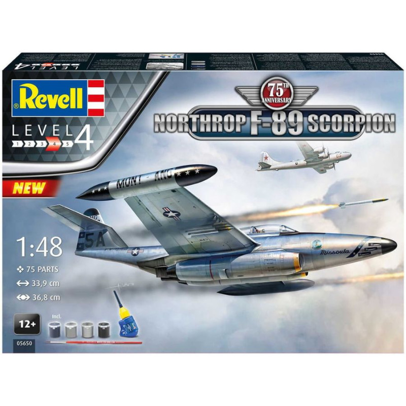 REVELL 1/48 NORTHROP F-89 SCORPION 75th  Anniversary SET (05650)