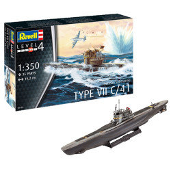 REVELL 1/350 NĚMECKÁ PONORKA TYP VIIC/41 (05154)