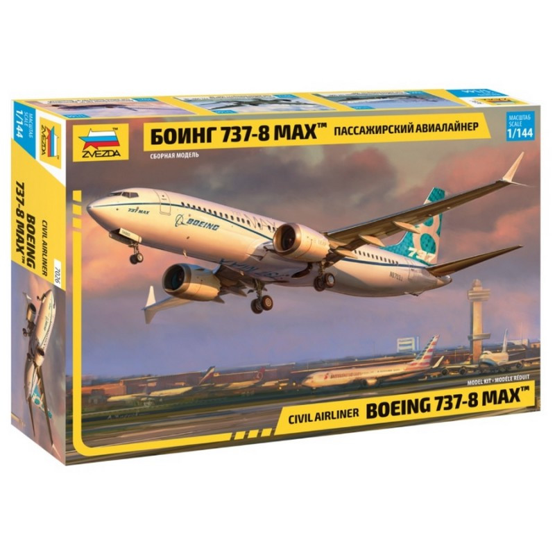 ZVEZDA 1/144 BOEING 737 MAX 8 (7026)