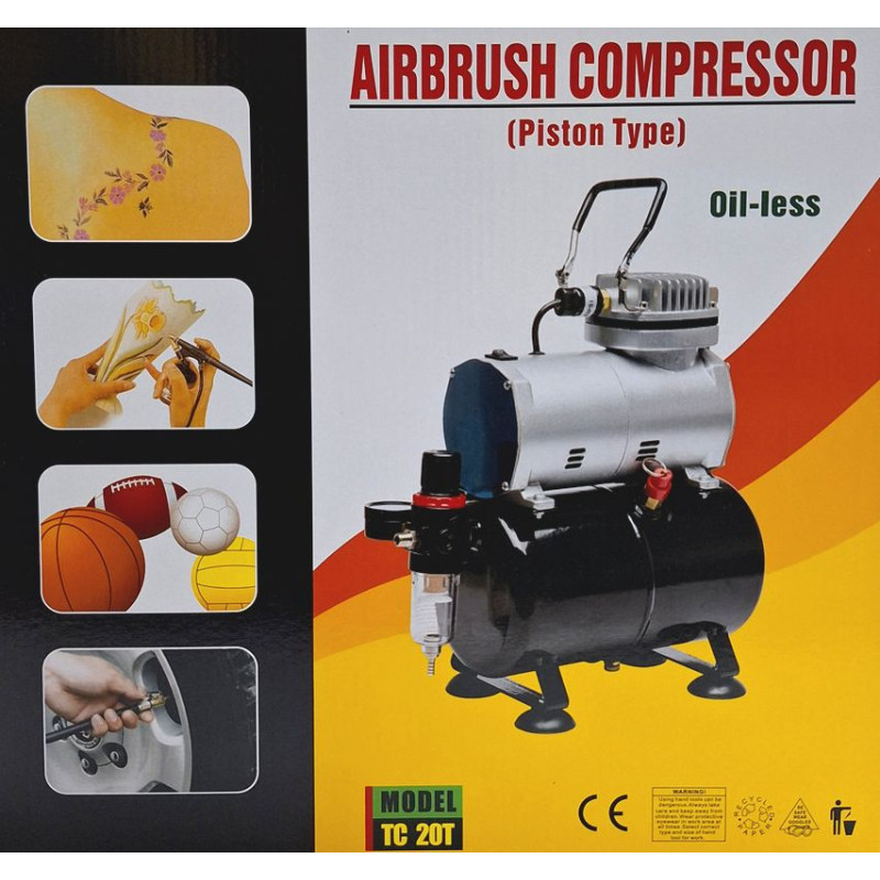 MG COMPRESSOR with 3l air tank (TC-20T)