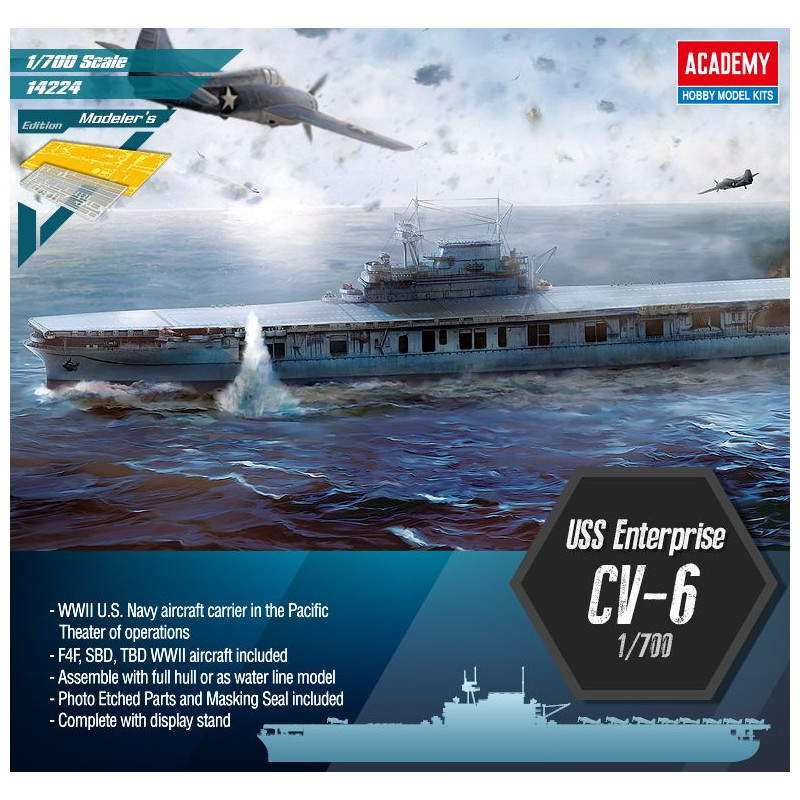 ACADEMY 1/700 USS ENTERPRISE CV-6        (14224) Limited Edition