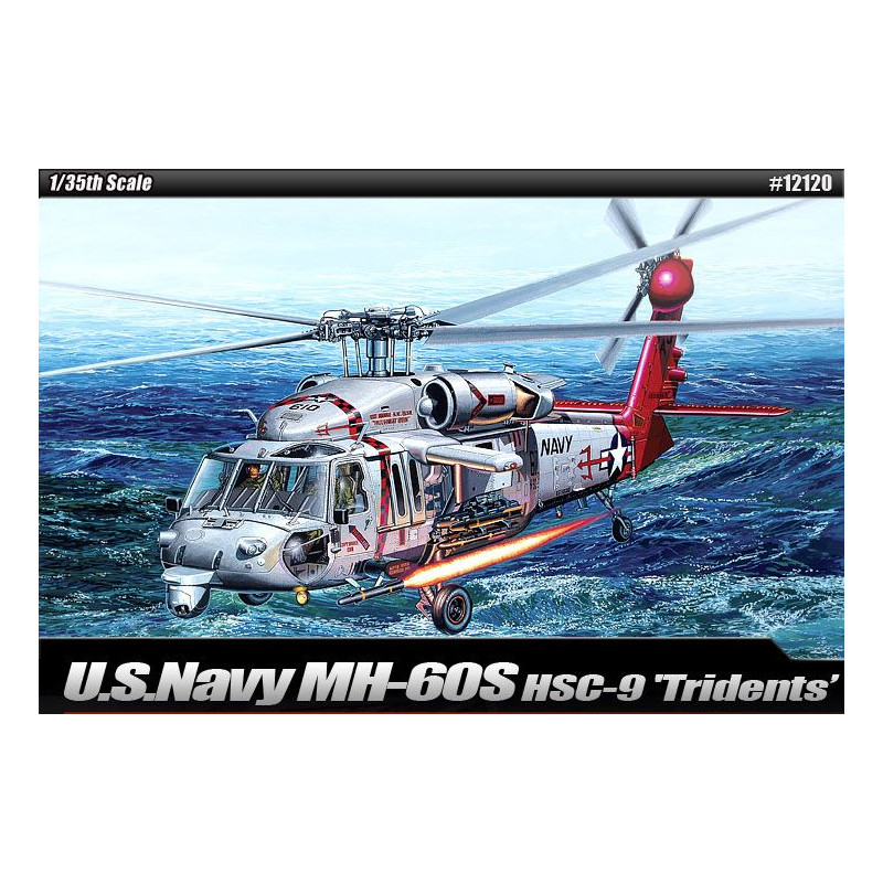 ACADEMY 1/35 USN MH-60S HSC-9 TRIDENTS   (12120)