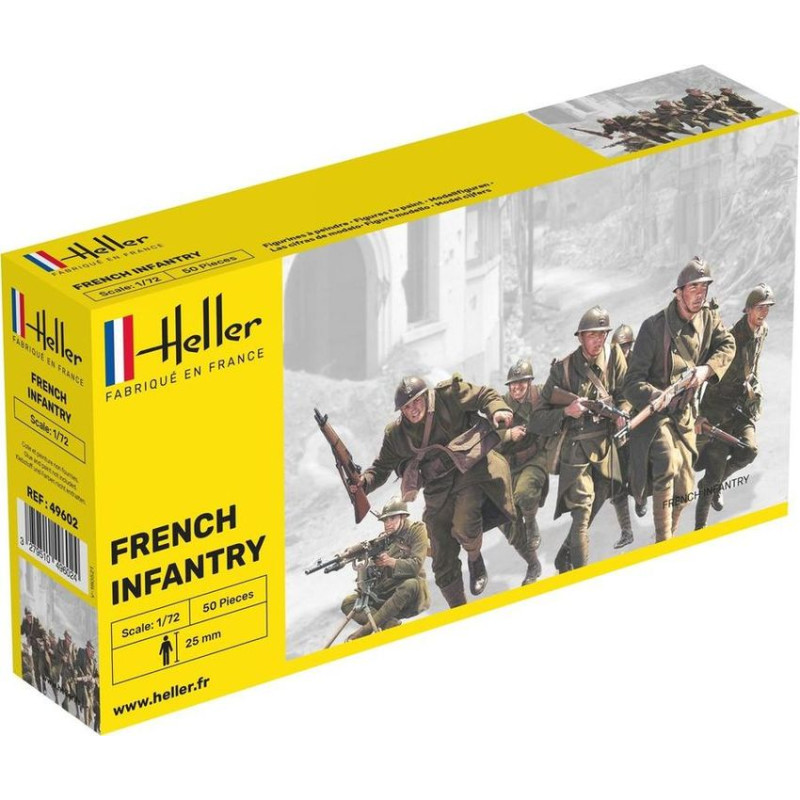 HELLER 1/72 FRENCH INFANTRY (49602)