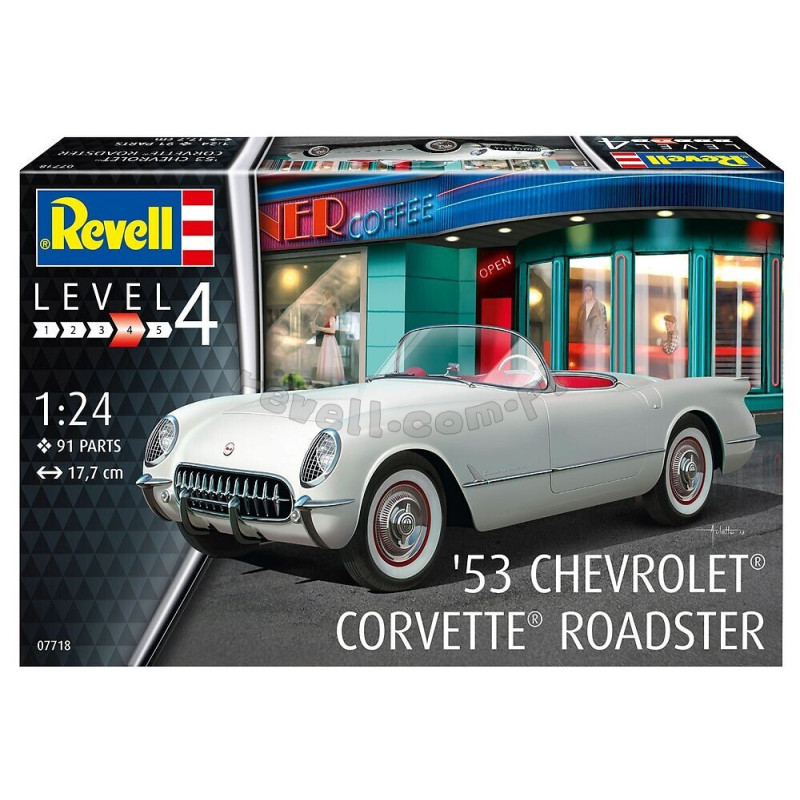 REVELL 1/24 CORVETTE 1953 ROADSTER       (07718)