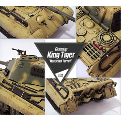 ACADEMY 1/72 GERMAN KING TIGER (13423)   "HENSCHEL TURRET"