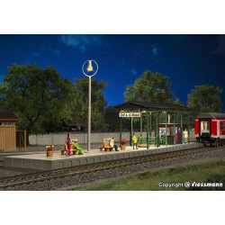 KIBRI 39564 H0 PERON ZELL an der MOSEL   - oświetlenie LED