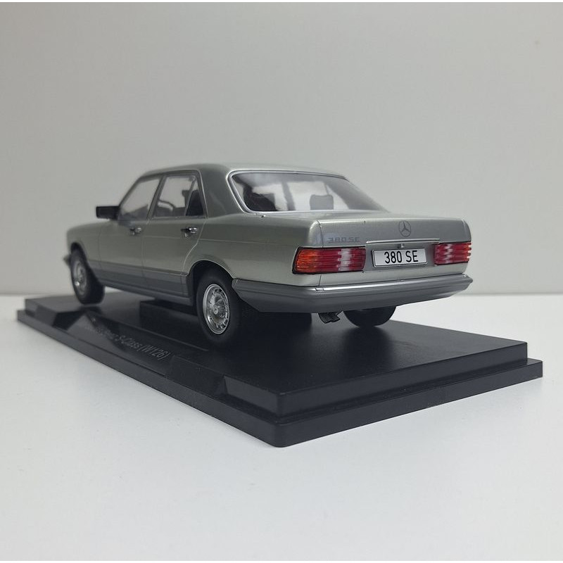 MCG 1/18 MERCEDES S-CLASS (W126) silver 1979 (18185)
