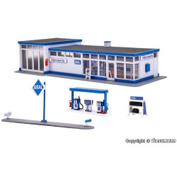 KIBRI 38544 H0 STACJA PALIW ARAL -       oświetlenie LED