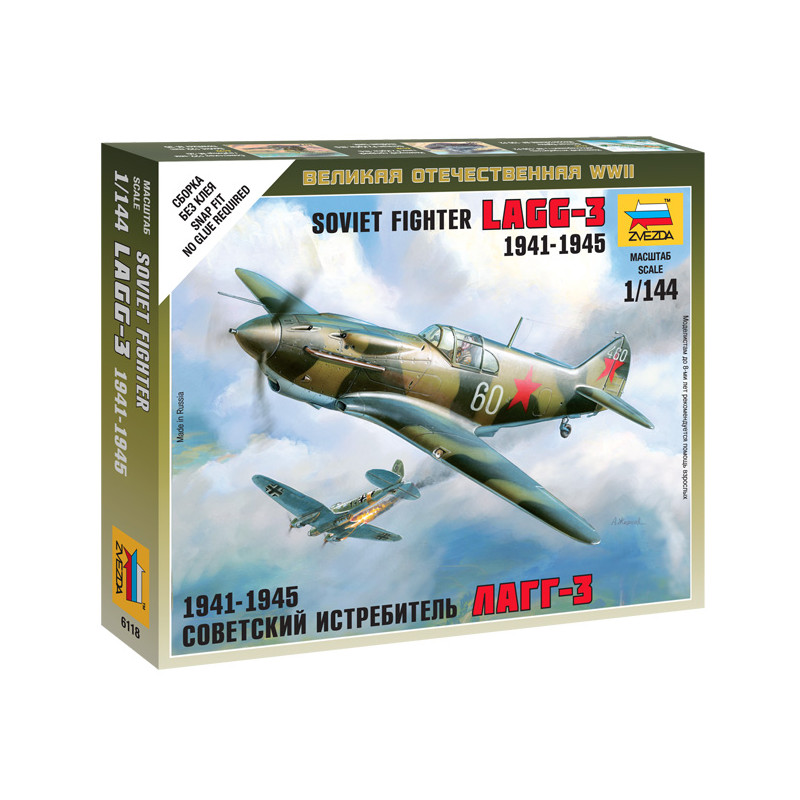 ZVEZDA 1/144 SOVIET FIGHTER LAGG-3 (6118)