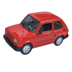 WELLY 1/21 FIAT 126P czerwony