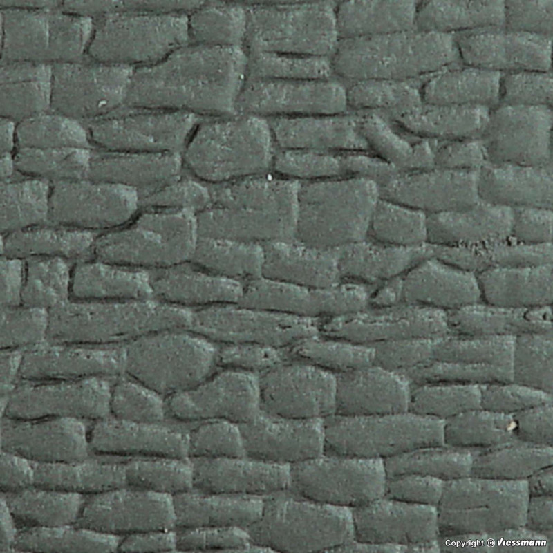 KIBRI 34121 H0 PLATE 20*12 cm - stone wall
