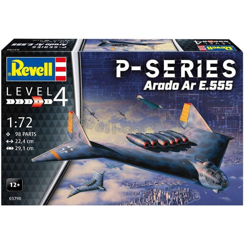 REVELL 1/72 P-SERIES Arado Ar E.555 (03790)