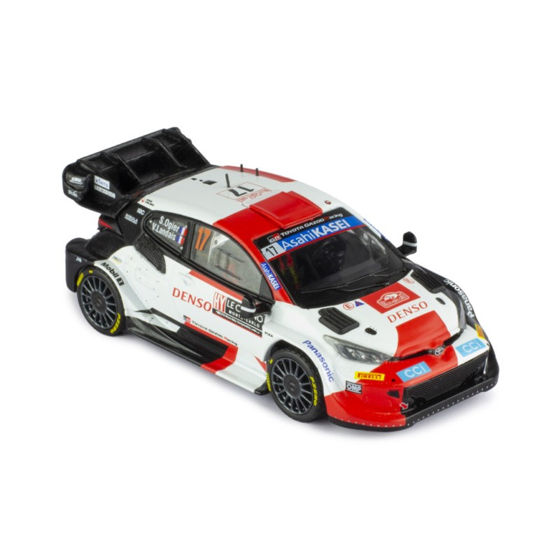 IXO 1/43 TOYOTA GREEN YARIS Rally1 HYBRID No.17 (897.22) S.Ogier / V.Landais 2023 RALLY WM / MONTE CARLO