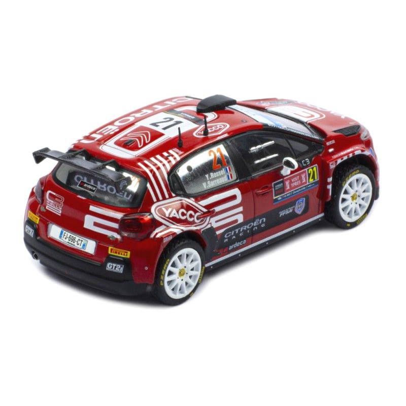 IXO 1/43 CITROEN C3 Rally 2 No.21 WRC2   (878.22) Y.Rossel / B.Boulloud 2022 RALLY YPERN