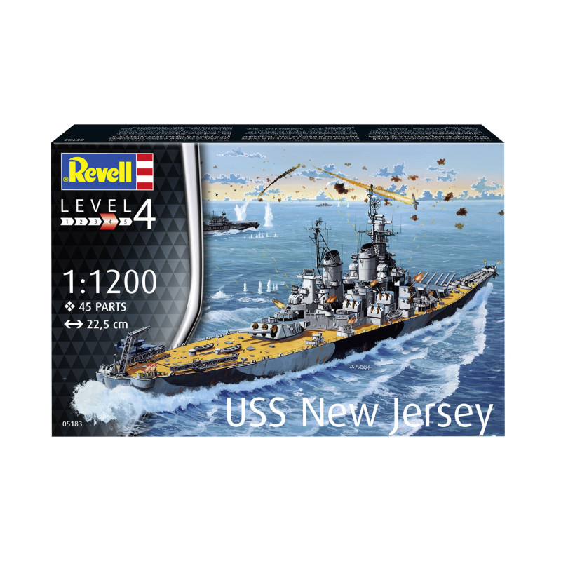 REVELL 1/1200 USS New Jersey (05183)
