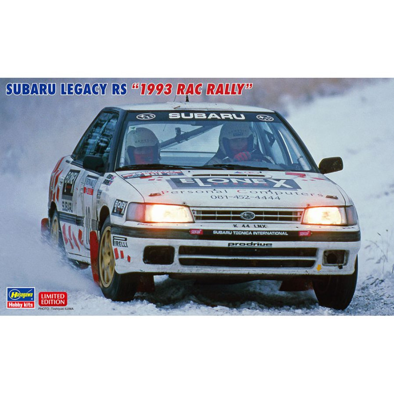 HASEGAWA 1/24 SUBARU LEGACY RS "1993 RAC RALLY" (20467)