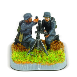 ZVEZDA 1/72 NĚMECKÝ 81-mm minomet s kostrou (6111)