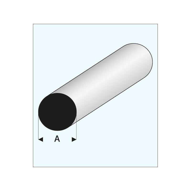 HM PLASTIC BAR 1*400 mm TAMIYA ( 1 piece )