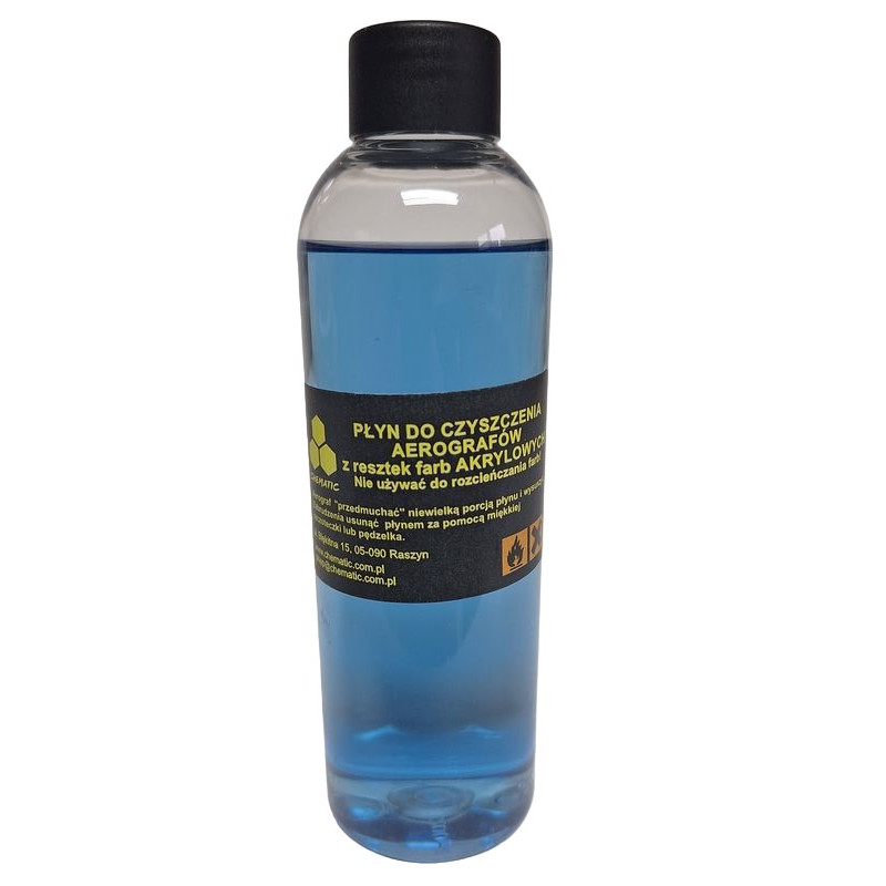 CHEMATIC kapalina na čištění airbrushe - akryl 200 ml