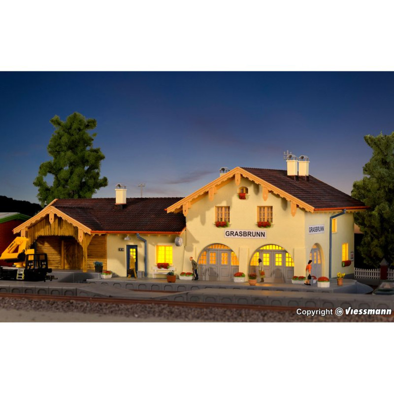 KIBRI 39388 H0 STATION GRASBRUNN