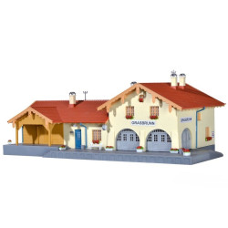 KIBRI 39388 H0 STATION GRASBRUNN