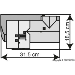 KIBRI 39388 H0 STACJA GRASBRUNN