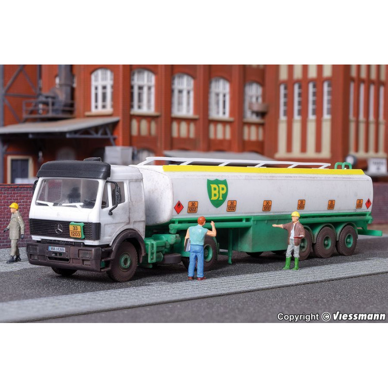 KIBRI 14670 H0 TRUCK TRACTOR MERCEDES SK 1834 + TRAILER