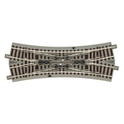 ROCO 61164 Rozjazd - skrzyżowanie 200 mm / promień 502,7 mm / 22,5° ( 1 sztuka )