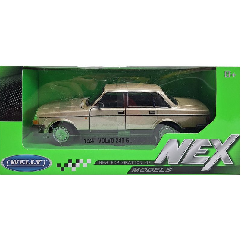WELLY 1/24 VOLVO 240 GL zlatá (24102)
