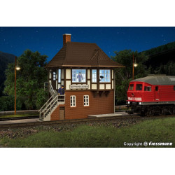 KIBRI 39486 H0 SIGNAL BOX ROTTERSHAUSEN