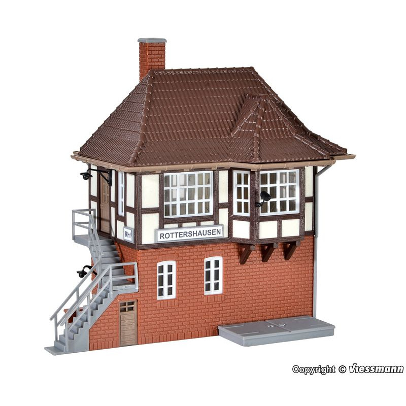 KIBRI 39486 H0 SIGNAL BOX ROTTERSHAUSEN