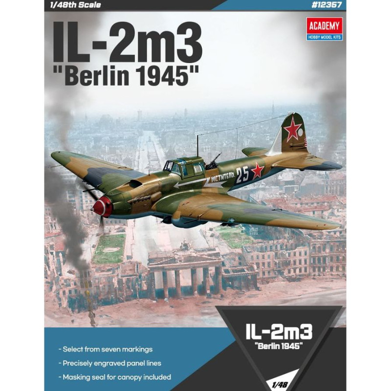 ACADEMY 1/48 IL-2m3 Berlin 1945 (12357)
