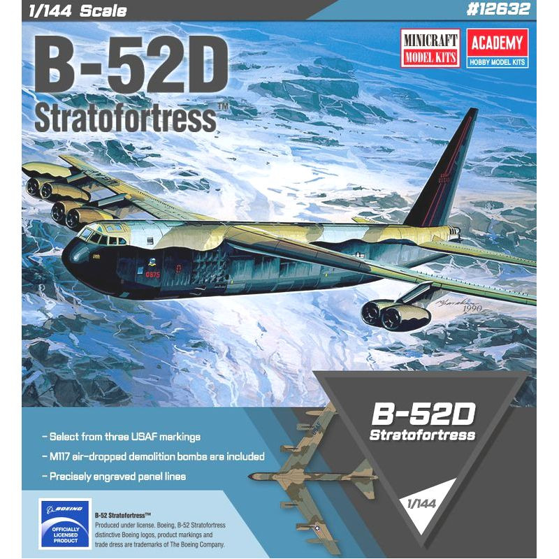 ACADEMY 1/144 B-52D Stratofortress       (12632)