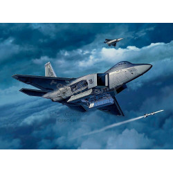 REVELL 1/72 F-22A RAPTOR LOCKHEED MARTIN (03858)
