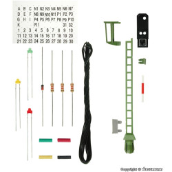 VIESSMANN 6732 H0 Traffic Signal Hp0 / Hp1 / Hp2 KIT