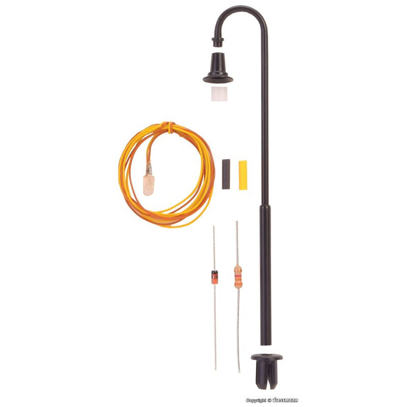 VIESSMANN 6724 H0 LED parkovací lampa / výška 87 mm / KIT