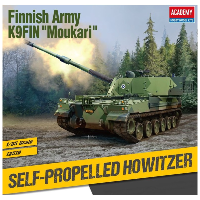 ACADEMY 1/35 ARMATOHAUBICA K9FIN MOUKARI (13519) polish calques