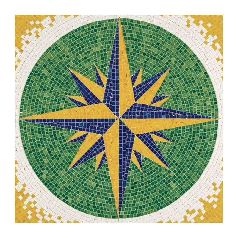 AEDES ARS MOSAIC COMPASS ROSE (5509)