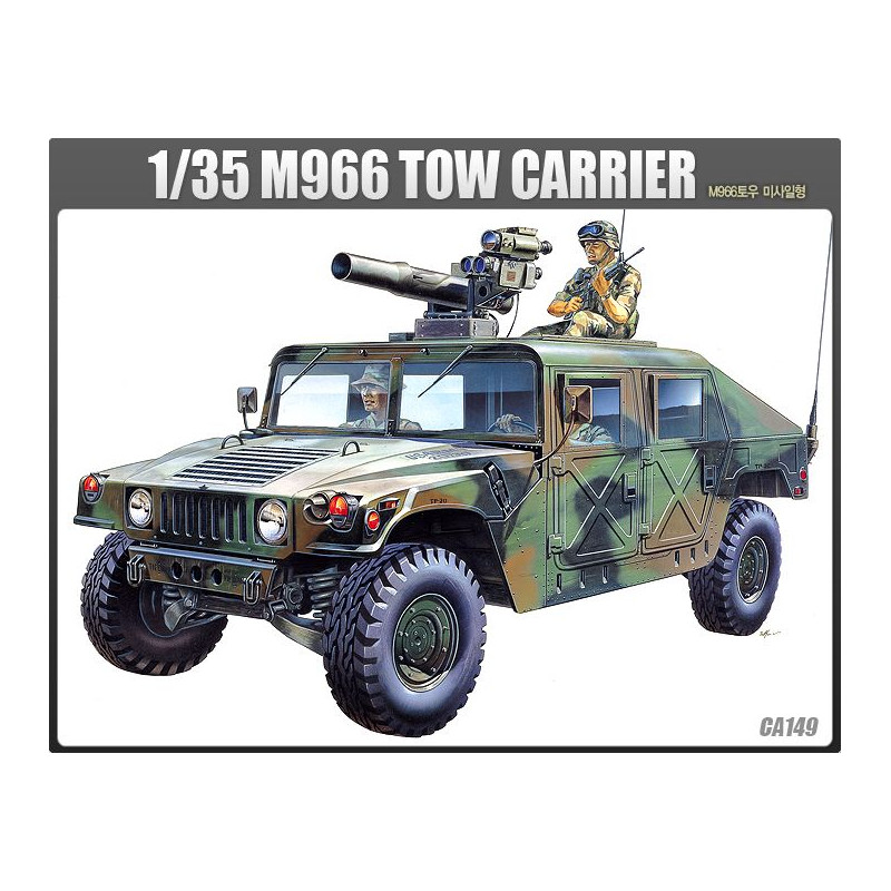 ACADEMY 1/35 M966 HUMVEE TOW CARRIER (13250)