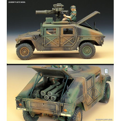 ACADEMY 1/35 M966 HUMVEE TOW CARRIER (13250)