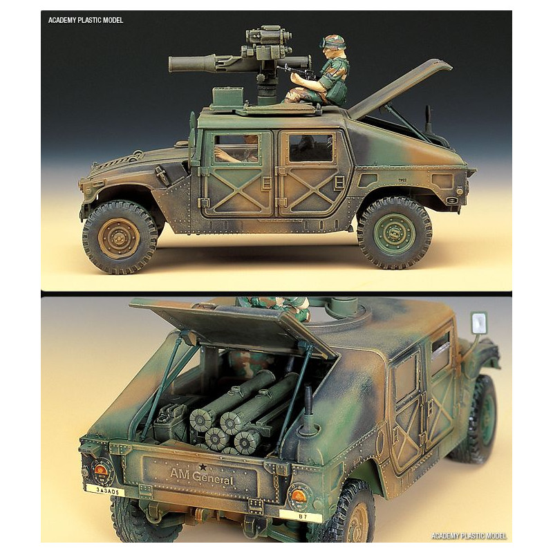 ACADEMY 1/35 M966 Humvee Tow Missile     Carrier (13250)