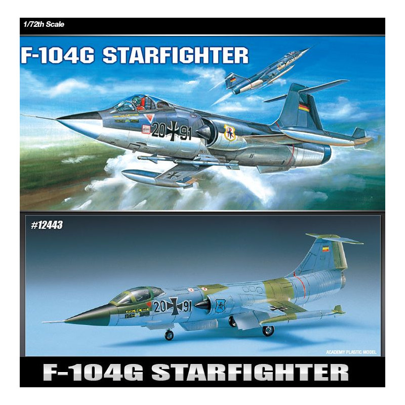 ACADEMY 1/72 F-104G STARFIGHTER (12443)