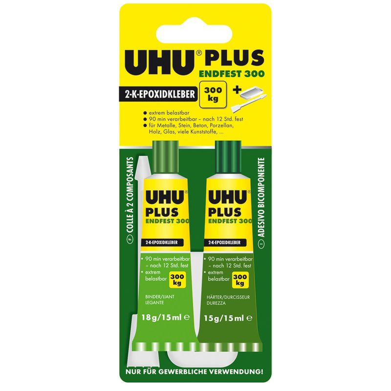 UHU Glue PLUS 300kg ENDFEST 2*15ml (45640)