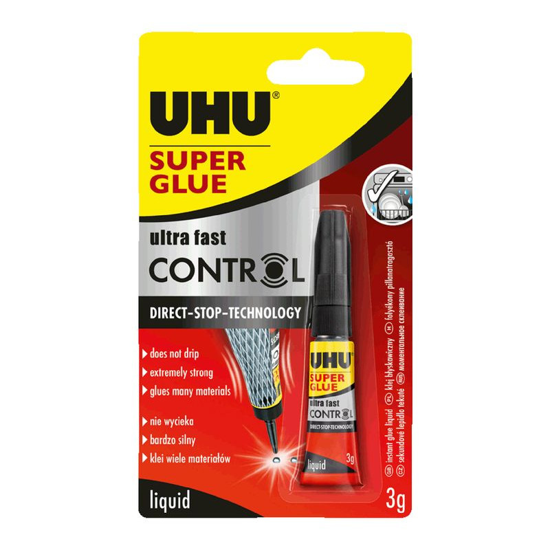 UHU KLEJ SUPER GLUE CONTROL 3g (36015)