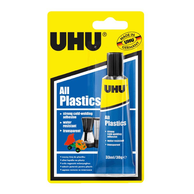 UHU ALL PLASTICS ADHESIVE 30g / 33ml (37595)