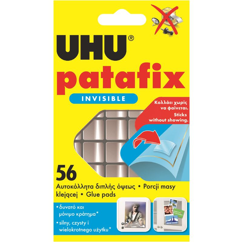 UHU PATAFIX INVISIBLE glue 56 portions (37155)