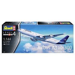 REVELL 1/144 AIRBUS A340-300 Lufthansa   New Livery (03803)